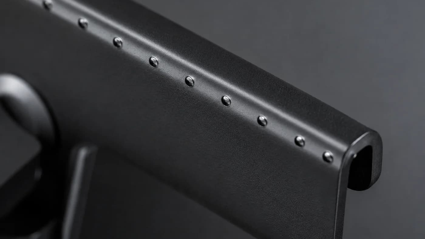 Spot welds, in register